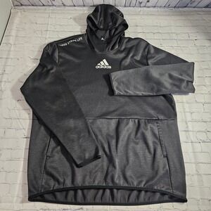 Adidas CLIMAWARM Hooded Pullover Hoodie 2XLT TALL Men's Black Athletic